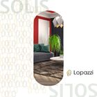 Espelho Grande Decorativo Lapidado  Moderno 100x40cm Luxo - S