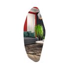 Espelho Grande Decorativo Lapidado  Moderno 90x40cm Luxo - Su