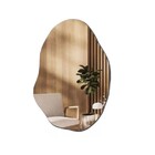 Espelho Grande Organico Lapidado Decorativo Sala Hall Parede