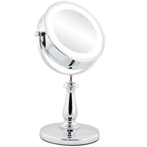 Espelho Iluminado 5x Bancada Banheiro Maquiagem Closed Unyhome