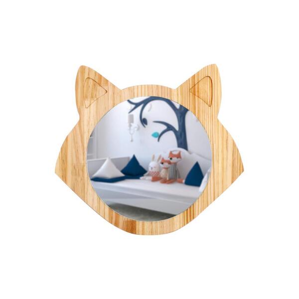 Espelho Infantil Decorativo De Raposinha Carolina Baby