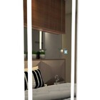 Espelho Jateado Arco Grande Iluminado Com Led Frio Touch 150x