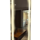 Espelho Jateado Arco Grande Iluminado Com Led Quente Touch 15