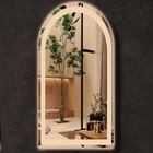 Espelho Jateado Arco Janelinha Iluminado Com Led Quente - 60x