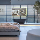 Espelho Jateado Com Led 50x90 Lapidado Neutro