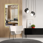 Espelho Jateado Com Led 50x90 Lapidado Neutro