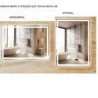 Espelho Jateado Iluminado Com Led Frio 60x100cm