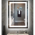 Espelho Jateado Iluminado Com Led Frio 60x100cm