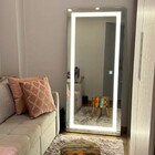 Espelho Jateado Iluminado Com Led Frio E Touch 140x100cm Vert