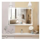 Espelho Jateado Iluminado Com Led Frio E Touch 80x60cm Horizo