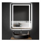 Espelho Jateado Iluminado Com Led Frio E Touch 80x70cm Vertic