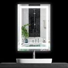 Espelho Jateado Iluminado Com Led Frio E Touch 90x80cm Vertic