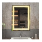 Espelho Jateado Iluminado Com Led Quente 60x90cm