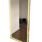 Espelho Jateado Iluminado Com Led Quente E Touch 130x100cm Ve