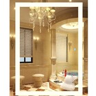 Espelho Jateado Iluminado Com Led Quente E Touch 180x80cm Ver