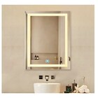 Espelho Jateado Iluminado Com Led Quente E Touch 80x60cm Vert