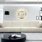 Espelho Jateado Redondo 60cm Com Led Quente Touch