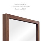 Espelho Jonic40 40cm X 40cm Castanho