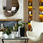 Espelho Lamina  Madeira 100x70