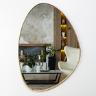 Espelho Lamina  Madeira 100x70