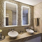 Espelho Lapidado Bisotê Iluminado Com Led Frio - 30x60cm