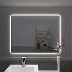 Espelho Lapidado Bisotê Iluminado Com Led Frio - 40x50cm