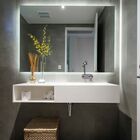 Espelho Lapidado Bisotê Iluminado Com Led Frio - 40x60cm