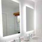 Espelho Lapidado Bisotê Iluminado Com Led Frio - 50x60cm