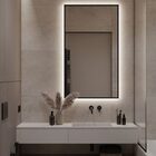 Espelho Lapidado Bisotê Iluminado Com Led Frio - 50x60cm