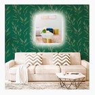 Espelho Lapidado Bisotê Iluminado Com Led Frio - 60x60cm