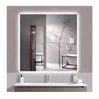 Espelho Lapidado Bisotê Iluminado Com Led Frio - 60x60cm