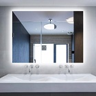 Espelho Lapidado Bisotê Iluminado Com Led Frio - 70x80cm