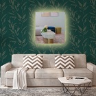 Espelho Lapidado Bisotê Iluminado Com Led Quente - 40x40cm