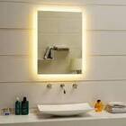 Espelho Lapidado Bisotê Iluminado Com Led Quente - 80x100cm