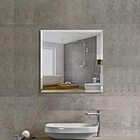 Espelho Lapidado Bisotê Iluminado Com Led Quente - 90x90cm