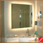 Espelho Lapidado Com Bisotê Bronze Com Led - 40x50cm