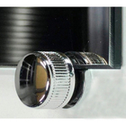 Espelho Lapidado Com Bisotê Fixado Com Botões - 50x70cm