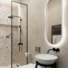 Espelho Lapidado Oval Iluminado Com Led Frio - 60x80cm