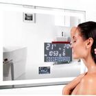 Espelho Led 100x70 Visor Hora temperatura Inteligente Toca Mu