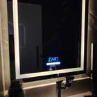 Espelho Led 3 cores 100x100  Visor Inteligente Toca Musica Bl