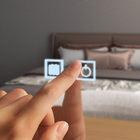 Espelho Led 3 Cores Infantil Dual Touch C/ Desembaçador Urso