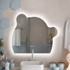 Espelho Led 3 Cores Infantil Dual Touch C/ Desembaçador Urso