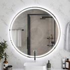 Espelho Led 3 Cores Redondo Banheiro Dual Touch C/ Desembaçad