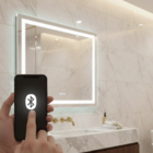 Espelho Led 3 coresdesembaçador inteligente 80x60 Touch bluet