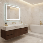 Espelho Led 3 coresdesembaçador inteligente 80x60 Touch bluet