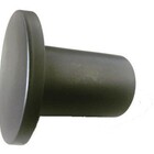 Espelho Led Adnet 50cm Preto Alça De Couro Preto