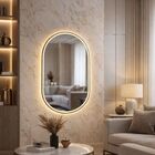 Espelho LED Banheiro de Parede Touch 3 Cores de Luz Com Desem