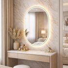 Espelho LED Banheiro de Parede Touch 3 Cores de Luz Com Desem