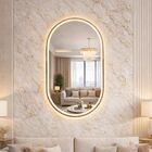 Espelho LED Banheiro de Parede Touch 3 Cores de Luz Com Desem