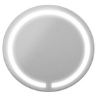 Espelho Led Embutido Redondo 60cm Botão Liga/desliga